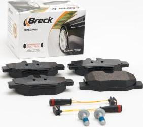 Breck 24008 00 703 00 - Тормозные колодки, дисковые, комплект autospares.lv