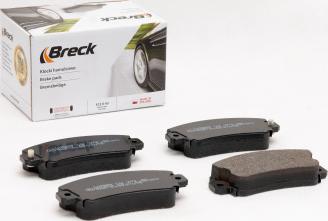 Breck 20950 00 702 10 - Тормозные колодки, дисковые, комплект autospares.lv