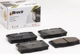Breck 20939 00 702 00 - Тормозные колодки, дисковые, комплект autospares.lv