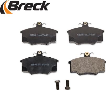 Breck 20574 10 701 00 - Тормозные колодки, дисковые, комплект autospares.lv