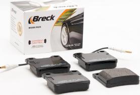 Breck 21904 00 701 10 - Тормозные колодки, дисковые, комплект autospares.lv