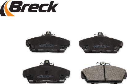 Breck 21515 00 702 10 - Тормозные колодки, дисковые, комплект autospares.lv