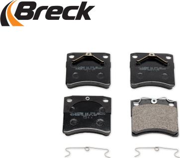 Breck 21635 00 703 00 - Тормозные колодки, дисковые, комплект autospares.lv