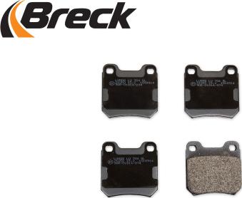 Breck 21050 00 704 00 - Тормозные колодки, дисковые, комплект autospares.lv