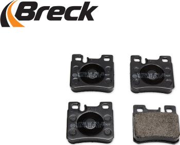 Breck 21197 00 704 20 - Тормозные колодки, дисковые, комплект autospares.lv