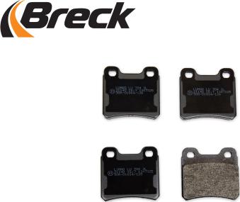 Breck 21140 00 704 00 - Тормозные колодки, дисковые, комплект autospares.lv