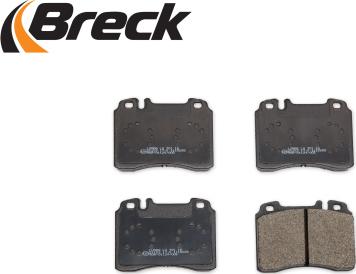 Breck 21153 10 701 20 - Тормозные колодки, дисковые, комплект autospares.lv