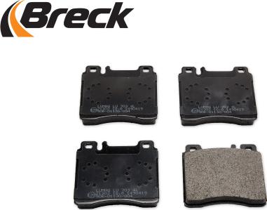 Breck 21303 00 703 20 - Тормозные колодки, дисковые, комплект autospares.lv