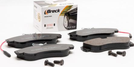 Breck 21799 00 703 10 - Тормозные колодки, дисковые, комплект autospares.lv