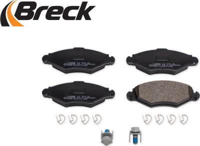 Breck 23597 00 702 10 - Тормозные колодки, дисковые, комплект autospares.lv