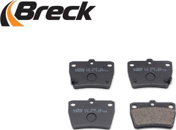 Breck 23656 00 702 10 - Тормозные колодки, дисковые, комплект autospares.lv
