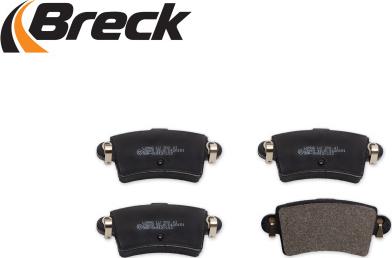 Breck 23669 00 703 10 - Тормозные колодки, дисковые, комплект autospares.lv