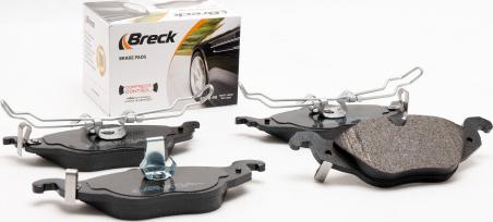 Breck 23063 00 702 10 - Тормозные колодки, дисковые, комплект autospares.lv