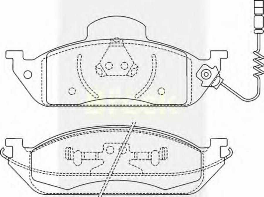 Breck 23193 00 W - Тормозные колодки, дисковые, комплект autospares.lv