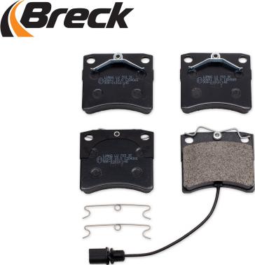 Breck 23176 00 703 10 - Тормозные колодки, дисковые, комплект autospares.lv
