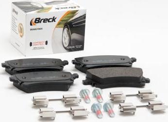 Breck 23326 00 702 00 - Тормозные колодки, дисковые, комплект autospares.lv