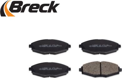 Breck 23241 00 702 00 - Тормозные колодки, дисковые, комплект autospares.lv