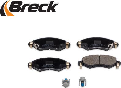 Breck 23253 00 702 10 - Тормозные колодки, дисковые, комплект autospares.lv