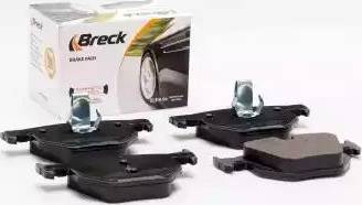 Breck 23732 00 702 00 - Тормозные колодки, дисковые, комплект autospares.lv