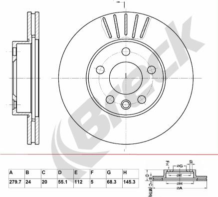 Rotinger RT 2690-GL T4 - Тормозной диск autospares.lv