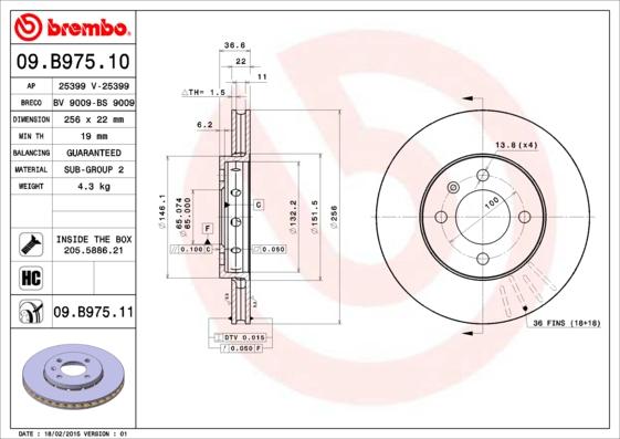 Breco BS 9009 - Тормозной диск autospares.lv