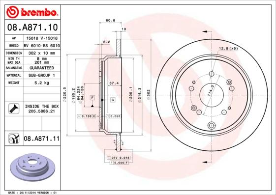 Breco BS 6010 - Тормозной диск autospares.lv