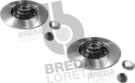 Breda Lorett DFM0008 - Тормозной диск autospares.lv