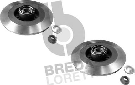 Breda Lorett DFM0007 - Тормозной диск autospares.lv