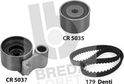 Breda Lorett KCD0442 - Комплект зубчатого ремня ГРМ autospares.lv