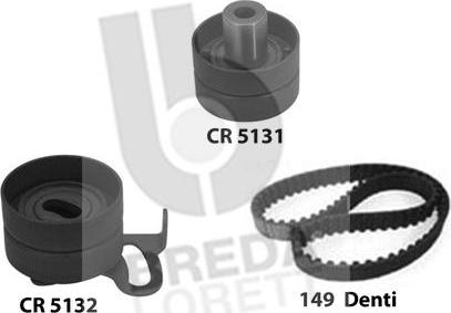 Breda Lorett KCD0463 - Комплект зубчатого ремня ГРМ autospares.lv