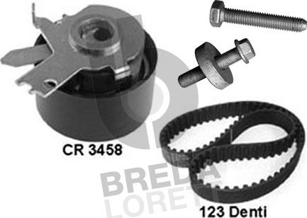 Breda Lorett KCD0578 - Комплект зубчатого ремня ГРМ autospares.lv