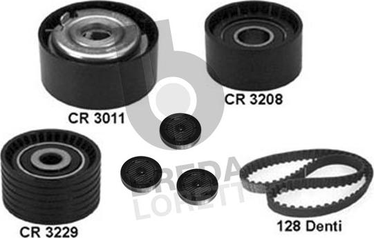 Breda Lorett KCD0577 - Комплект зубчатого ремня ГРМ autospares.lv