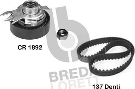 Breda Lorett KCD0644 - Комплект зубчатого ремня ГРМ autospares.lv