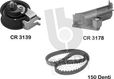 Breda Lorett KCD0645 - Комплект зубчатого ремня ГРМ autospares.lv