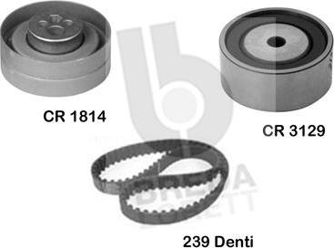 Breda Lorett KCD0640 - Комплект зубчатого ремня ГРМ autospares.lv