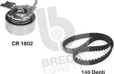 Breda Lorett KCD0643 - Комплект зубчатого ремня ГРМ autospares.lv