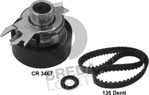 Breda Lorett KCD0654 - Комплект зубчатого ремня ГРМ autospares.lv