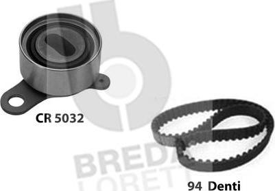 Breda Lorett KCD0655 - Комплект зубчатого ремня ГРМ autospares.lv