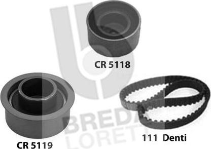 Breda Lorett KCD0656 - Комплект зубчатого ремня ГРМ autospares.lv