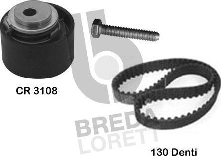 Breda Lorett KCD0650 - Комплект зубчатого ремня ГРМ autospares.lv