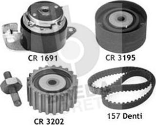 Breda Lorett KCD0608 - Комплект зубчатого ремня ГРМ autospares.lv