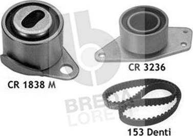 Breda Lorett KCD0602 - Комплект зубчатого ремня ГРМ autospares.lv