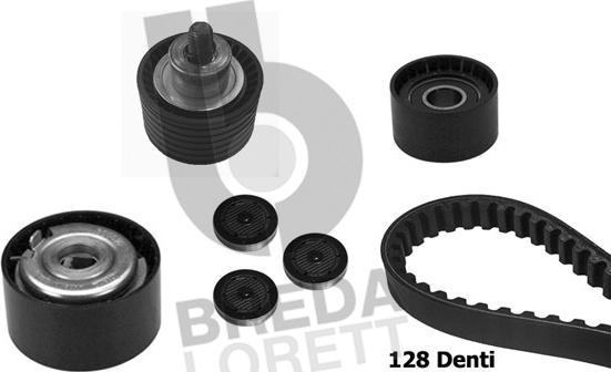 Breda Lorett KCD0615 - Комплект зубчатого ремня ГРМ autospares.lv