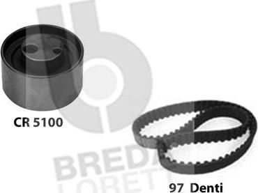 Breda Lorett KCD0686 - Комплект зубчатого ремня ГРМ autospares.lv