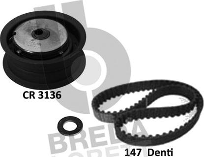 Breda Lorett KCD0687 - Комплект зубчатого ремня ГРМ autospares.lv