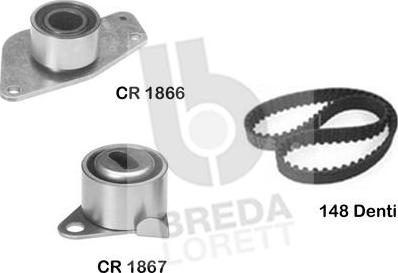 Breda Lorett KCD0639 - Комплект зубчатого ремня ГРМ autospares.lv