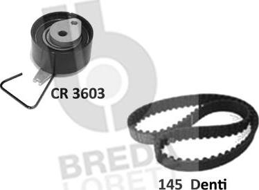 Breda Lorett KCD0632 - Комплект зубчатого ремня ГРМ autospares.lv