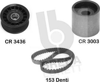 Breda Lorett KCD0624 - Комплект зубчатого ремня ГРМ autospares.lv