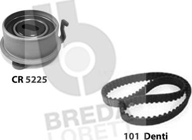 Breda Lorett KCD0622 - Комплект зубчатого ремня ГРМ autospares.lv