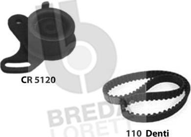 Breda Lorett KCD0627 - Комплект зубчатого ремня ГРМ autospares.lv